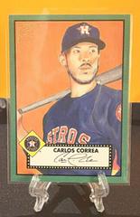 Carlos Correa [Green] #H-23 Baseball Cards 2018 Topps Gallery Heritage Prices