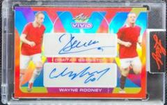 Dimitar Berbatov , Wayne Rooney #DA-24 Soccer Cards 2022 Leaf Vivid Dual Autographs Prices