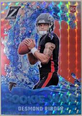 Desmond Ridder [Red] #RW-DR Football Cards 2022 Panini Zenith Rookie Wave Prices
