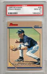 Craig Biggio Baseball Cards 1996 Bowman Prices
