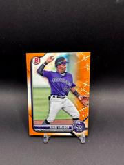 Adael Amador [Orange] #BD-59 Baseball Cards 2022 Bowman Draft Prices