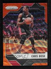 Chris Bosh [Orange Wave Prizm] Basketball Cards 2016 Panini Prizm Prices