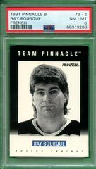 Ray Bourque [French] Hockey Cards 1991 Pinnacle B Prices