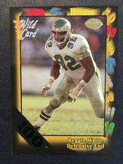 Reggie White [100 Stripe] Football Cards 1991 Wild Card Prices