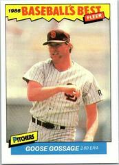 Goose Gossage #12 Baseball Cards 1986 Fleer Baseball's Best Prices