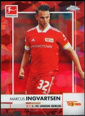 Marcus Ingvartsen [Red] #16 Soccer Cards 2020 Topps Chrome Bundesliga Sapphire Prices