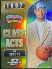 Tim Duncan [Gold] #22 Basketball Cards 2018 Panini Contenders Optic Class Acts Prices