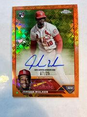 Jordan Walker [Logofractor Orange] #209 Baseball Cards 2023 Topps Chrome Prices