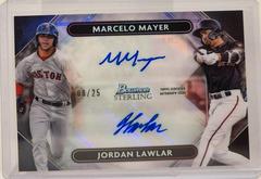 Jordan Lawlar, Marcelo Mayer #DRA-ML Baseball Cards 2022 Bowman Sterling Dual Refractor Autographs Prices