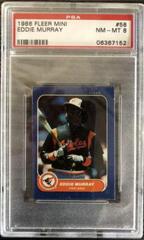 Eddie Murray Baseball Cards 1986 Fleer Mini Prices