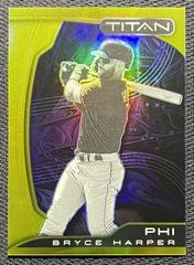 Bryce Harper [Gold] #24 Baseball Cards 2022 Panini Chronicles Titan Prices