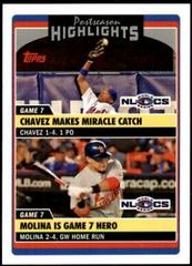 Endy Chavez, Yadier Molina #UH193 Baseball Cards 2006 Topps Updates & Highlights Prices