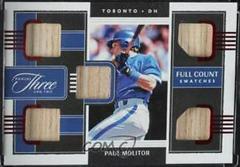 Paul Molitor [Red] #FCS-PM Baseball Cards 2022 Panini Three and Two Full Count Swatches Prices