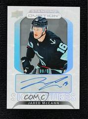Jared McCann Hockey Cards 2021 Upper Deck Ovation Standing Signatures Prices