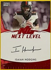 Isaiah Hodgins [Red] #NL-IH Football Cards 2020 Sage Hit Next Level Signatures Prices