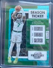 Jaylen Brown [Blue Wave] #2 Basketball Cards 2021 Panini Contenders Optic Prices