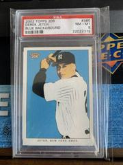 Derek Jeter [Blue Background] Baseball Cards 2002 Topps 206 Prices