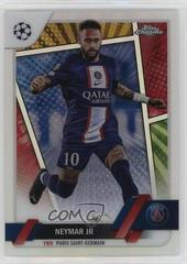 Neymar Jr [SP Hero Variation] Soccer Cards 2022 Topps Chrome UEFA Club Competitions Prices