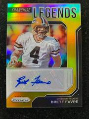 Brett Favre [Gold Prizm] #FLS-BF Football Cards 2021 Panini Prizm Franchise Legends Signatures Prices