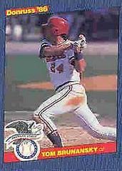 Tom Brunansky #44 Baseball Cards 1986 Donruss All Stars Prices