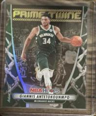 Giannis Antetokounmpo [Artist Proof Gold] Basketball Cards 2022 Panini Hoops Prime Twine Prices