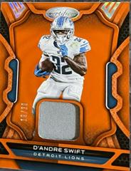 D'Andre Swift [Orange] #MM-DS Football Cards 2022 Panini Certified Materials Mirror Prices