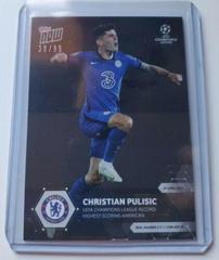 Christian Pulisic [Black] Soccer Cards 2020 Topps Now UEFA Champions League Prices
