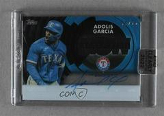 Adolis Garcia [Black] #GNA-AGA Baseball Cards 2022 Topps Clearly Authentic Generation Now Autographs Prices