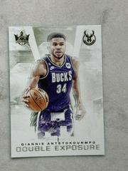 Giannis Antetokounmpo #2 Basketball Cards 2022 Panini Court Kings Double Exposure Prices