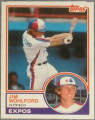 Jim Wohlford Baseball Cards 1983 Topps Traded Prices