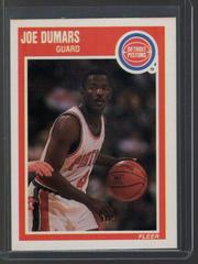 Joe Dumars Basketball Cards 1989 Fleer Prices