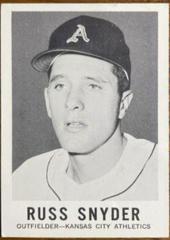 Russ Snyder #102 Baseball Cards 1960 Leaf Prices