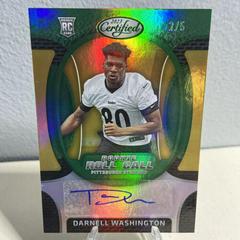 Darnell Washington [Green] #RRCS-12 Football Cards 2023 Panini Certified Rookie Roll Call Signatures Prices