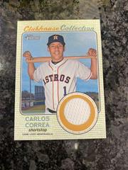 Carlos Correa #CC Baseball Cards 2017 Topps Heritage Clubhouse Collection Relics Prices
