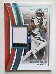 Ja'Marr Chase #40 Football Cards 2023 Panini Immaculate Remarkable Memorabilia Prices