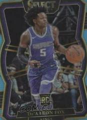 DE'Aaron Fox [Die Cut Light Blue Prizm] #175 Basketball Cards 2017 Panini Select Prices