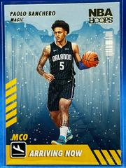 Paolo Banchero [Winter] #1 Basketball Cards 2022 Panini Hoops Arriving Now Prices