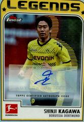 Shinji Kagawa [Autograph] #FLA-SK Soccer Cards 2022 Topps Finest Bundesliga Legends Prices