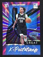 Cole Anthony [Purple Laser] #15 Basketball Cards 2020 Donruss Great X-Pectations Prices