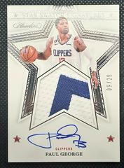 Paul George #2 Basketball Cards 2022 Panini Flawless Star Swatch Signature Prices