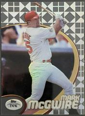 Mark McGwire #13 Baseball Cards 1998 Topps Tek Prices