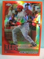Joey Votto [Orange Refractor] Baseball Cards 2010 Topps Chrome Prices