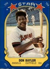 Don Baylor Baseball Cards 1981 Fleer Star Stickers Prices