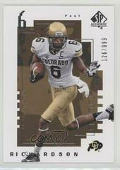 Paul Richardson Football Cards 2014 SP Authentic Future Watch Prices