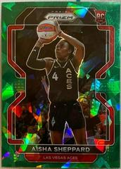 Aisha Sheppard [Green Ice] Basketball Cards 2022 Panini Prizm WNBA Prices
