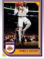Carmelo Anthony Basketball Cards 2022 Panini Hoops Prices