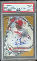 Barry Larkin [Gold] #FMA-BL Baseball Cards 2022 Topps Finest Moments Autographs Prices