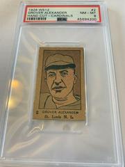 Grover Alexander [Cardinals] Baseball Cards 1926 W512 Hand Cut Prices