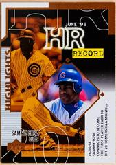 Sammy Sosa [Exclusives, Level 1] Baseball Cards 1999 Upper Deck Prices