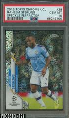 Raheem Sterling [Speckle Refractor] Soccer Cards 2019 Topps Chrome UEFA Champions League Prices
